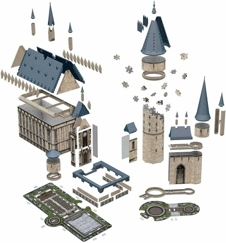 Ravensburger "3D" Dėlionė 540 vnt. - Haris Poteris: Hogvartso pilis