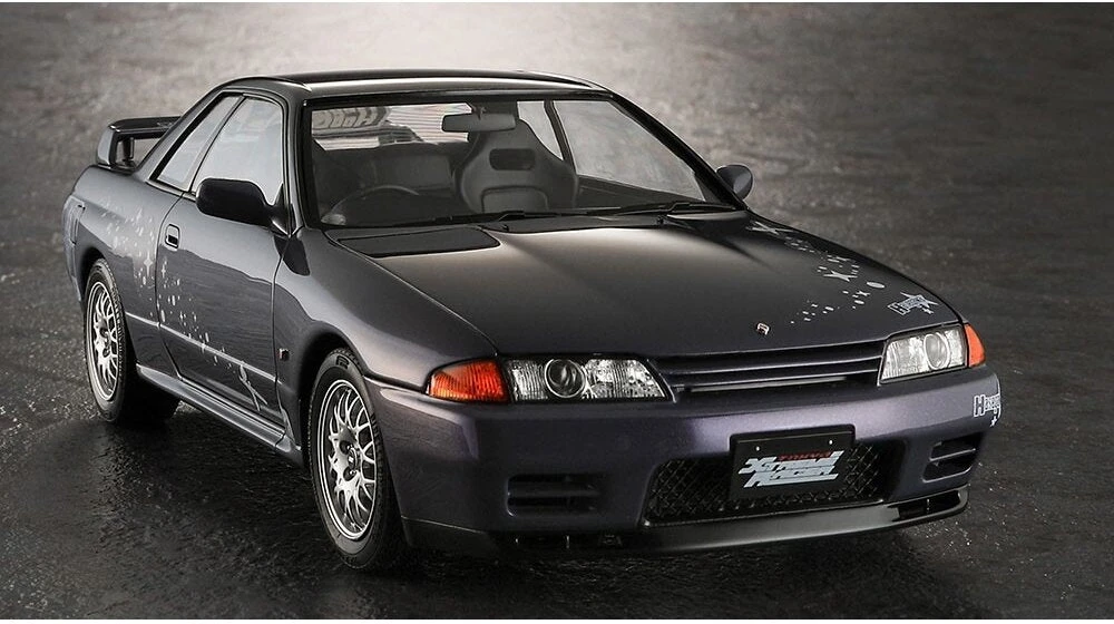 Hasegawa 1:24 Nissan Skyline GT-R R32 plastikinis surenkamas modelis su lipdukais