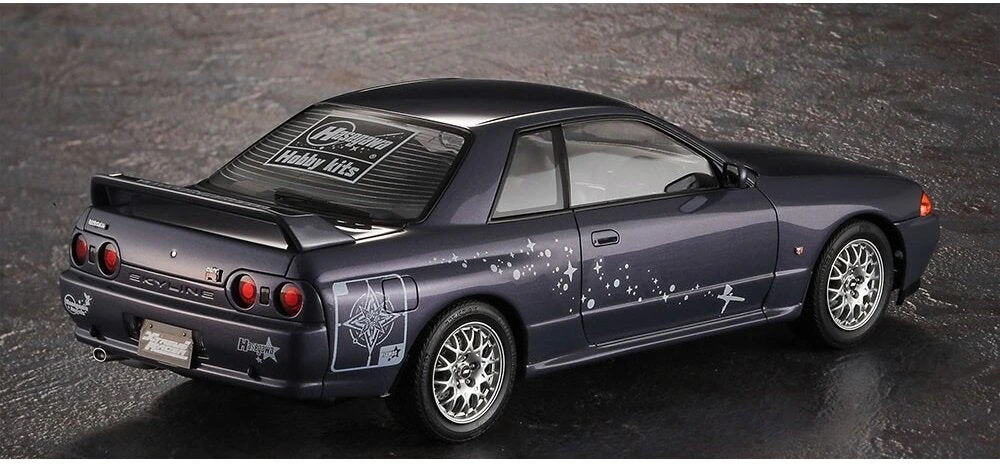 Hasegawa 1:24 Nissan Skyline GT-R R32 plastikinis surenkamas modelis su lipdukais