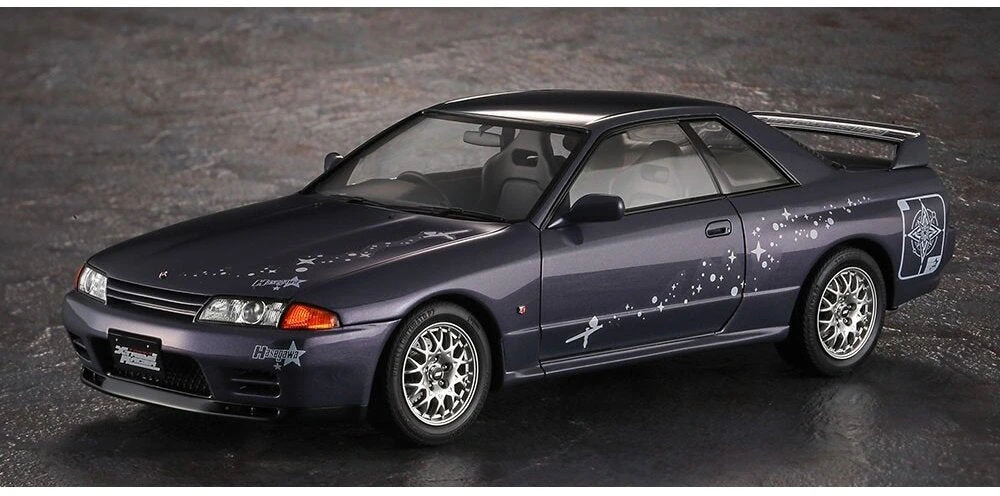 Hasegawa 1:24 Nissan Skyline GT-R R32 plastikinis surenkamas modelis su lipdukais