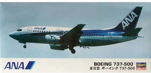 Hasegawa ANA Boeing 737-500 plastikinis lėktuvo modelis 1/200