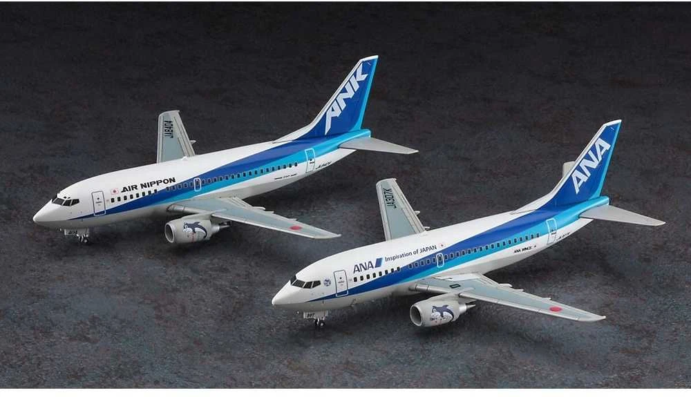 Hasegawa ANA Boeing 737-500 Super Dolphin 1/200 rinkinys