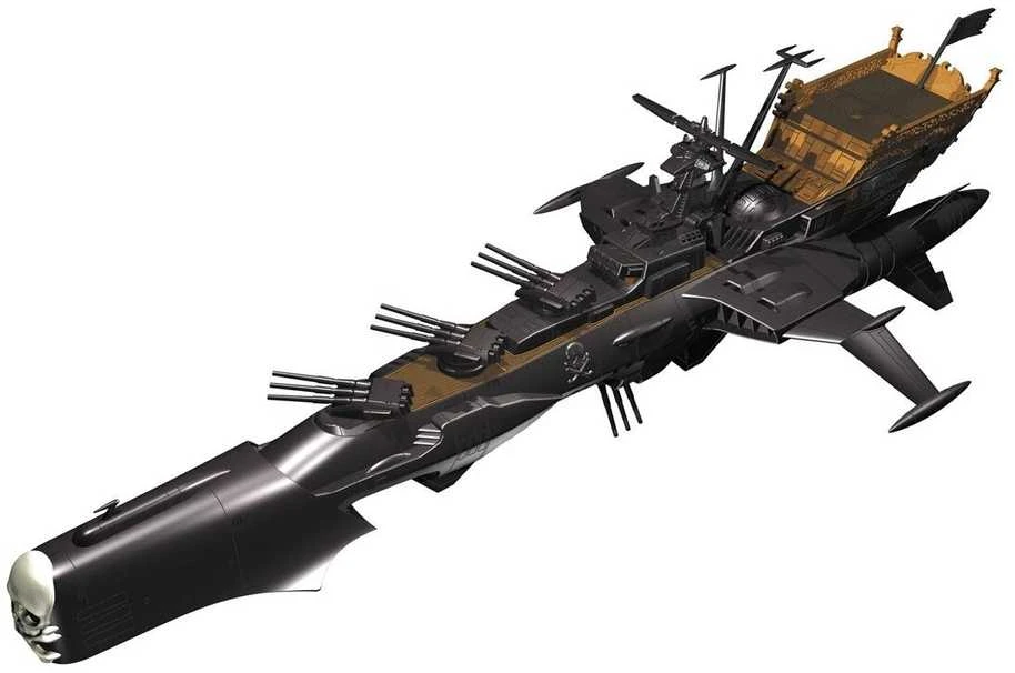 Hasegawa Arcadia Galaxy Express 999 kosminis laivas 1/2500