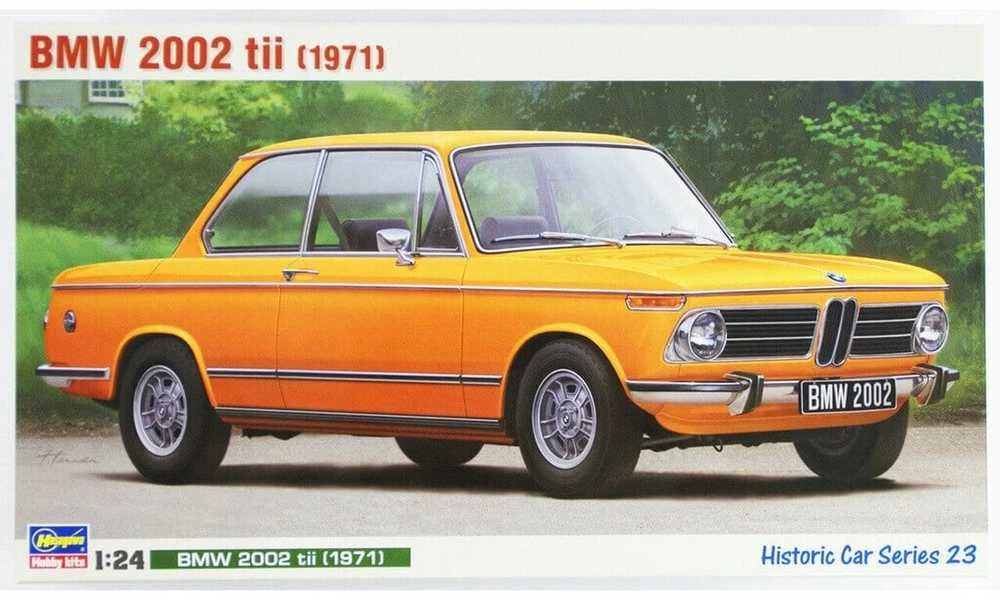 Hasegawa BMW 2002 tii 1971 plastikinis surenkamas modelis 1/24
