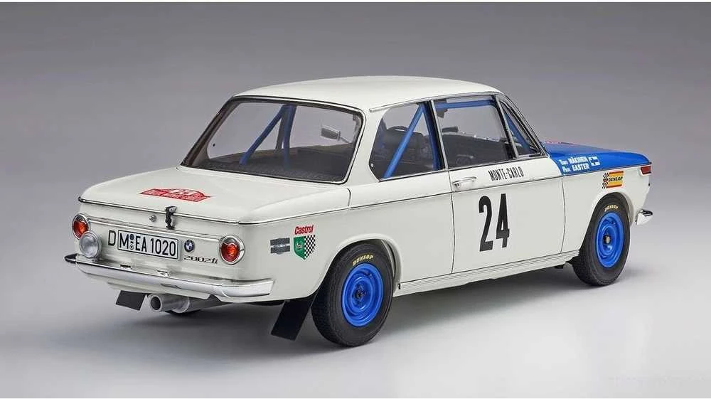 Hasegawa BMW 2002ti 1969 Monte Carlo ralio modelis 1/24