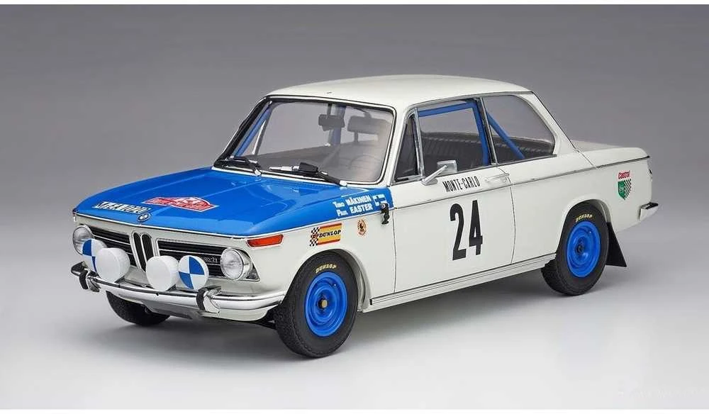 Hasegawa BMW 2002ti 1969 Monte Carlo ralio modelis 1/24