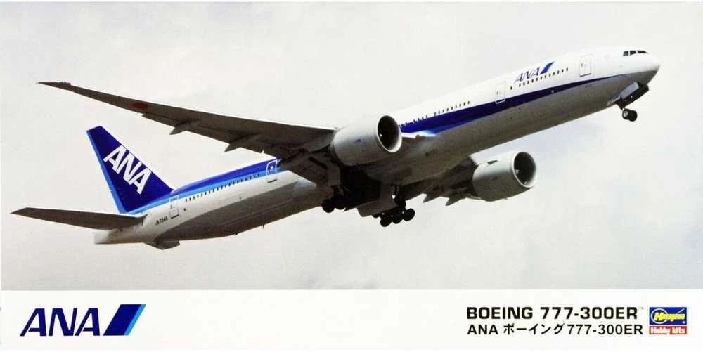 Hasegawa Boeing 777-300ER ANA 1/200 plastikinis lėktuvo rinkinys