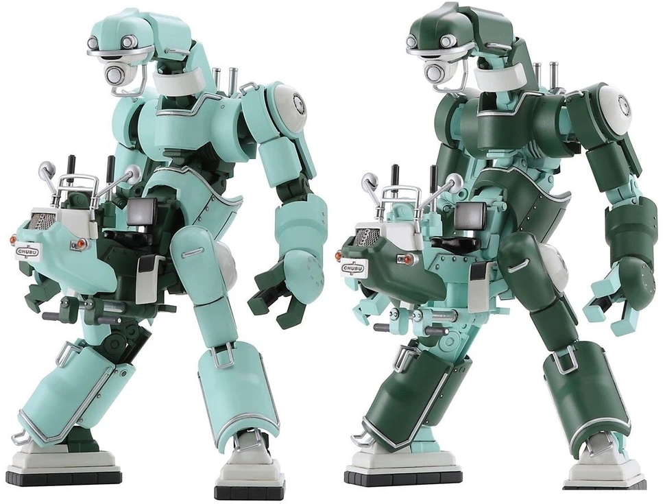 Hasegawa CHUBU 01 žalias mecha robotas, plastikinis modelis 1/35