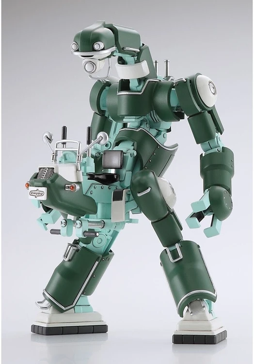 Hasegawa CHUBU 01 žalias mecha robotas, plastikinis modelis 1/35