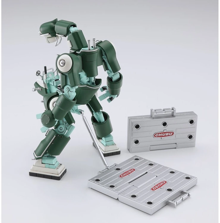 Hasegawa CHUBU 01 žalias mecha robotas, plastikinis modelis 1/35