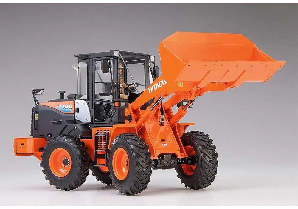 Hasegawa Hitachi ZW100-6 ratinis krautuvas 1/35 plastikinis rinkinys 66004