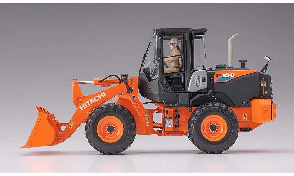 Hasegawa Hitachi ZW100-6 ratinis krautuvas 1/35 plastikinis rinkinys 66004