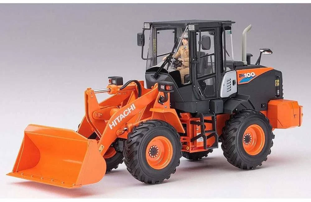 Hasegawa Hitachi ZW100-6 ratinis krautuvas 1/35 plastikinis rinkinys 66004
