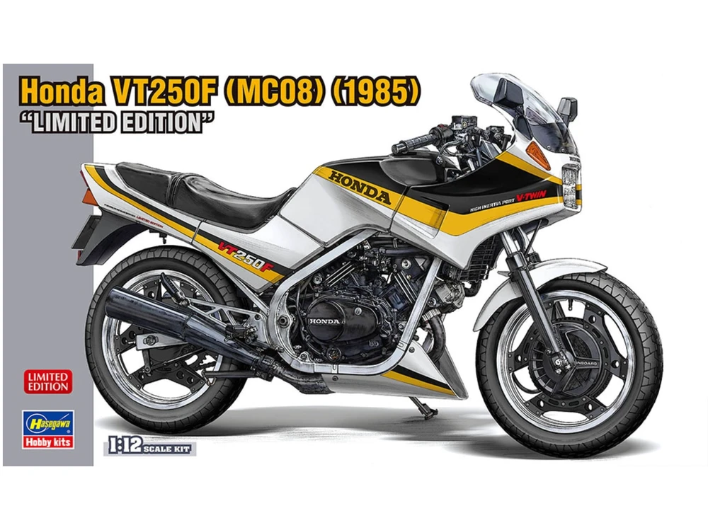 Hasegawa Honda VT250F (1985) 1/12 plastikinis modelis, ribotas leidimas
