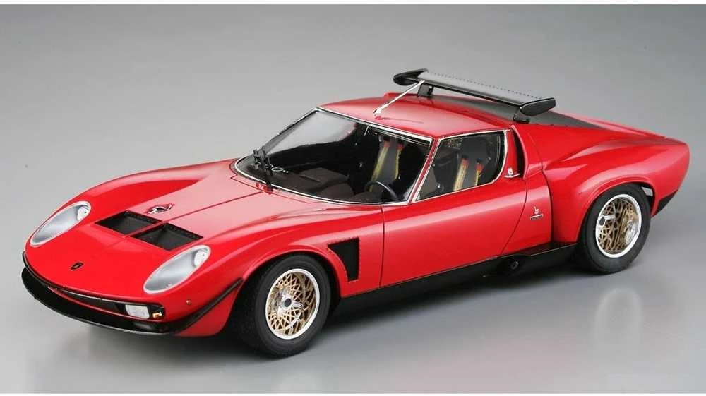 Hasegawa Lamborghini Jota SVR 1975, plastikinis modelis 1/24