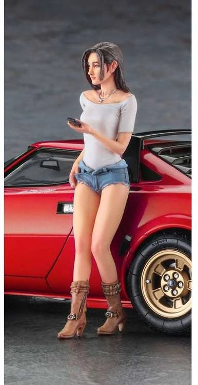 Hasegawa Lancia Stratos HF Stradale 1/24 rinkinys su figūrėle