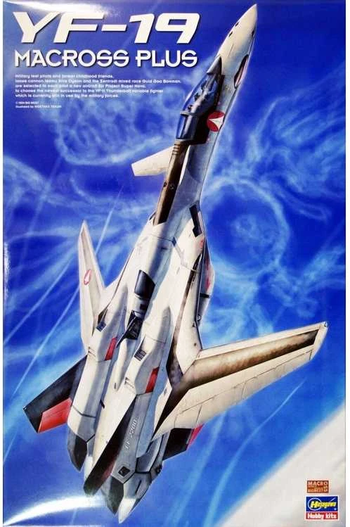 Hasegawa Macross Plus YF-19 1/48 plastikinis lėktuvo modelis