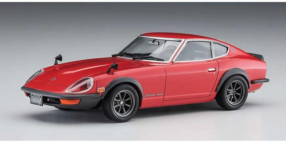 Hasegawa Nissan Fairlady 240ZG Custom Wheel 1/24 surenkamas modelis