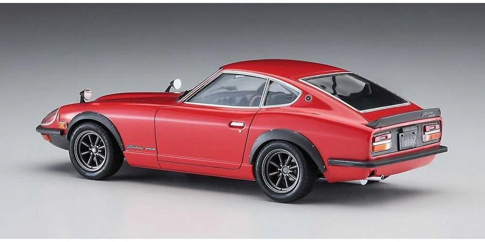 Hasegawa Nissan Fairlady 240ZG Custom Wheel 1/24 surenkamas modelis