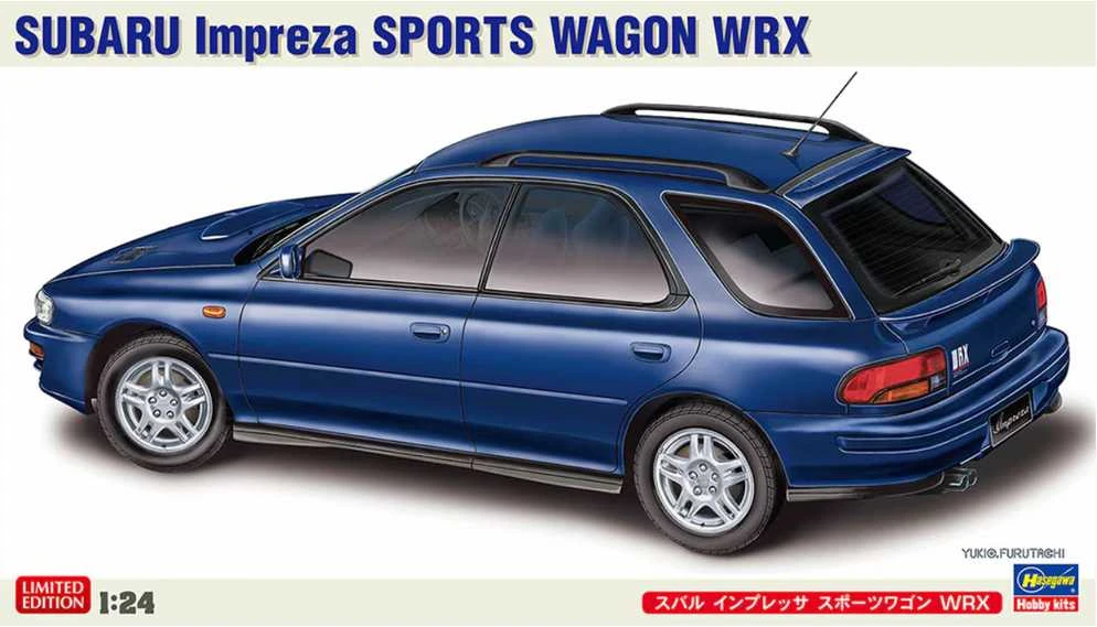 Hasegawa Subaru Impreza WRX Sports Wagon 1/24 plastikinis modelis