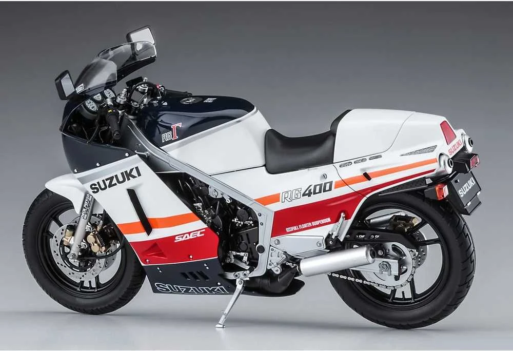 Hasegawa Suzuki RG400 Gamma 1/12 surenkamas motociklo modelis