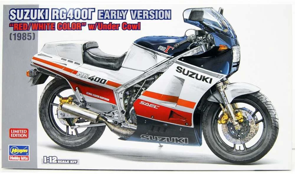 Hasegawa Suzuki RG400 Gamma 1/12 surenkamas motociklo modelis