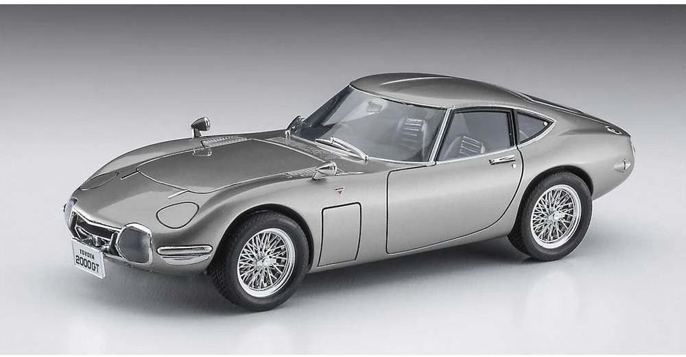 Hasegawa Toyota 2000GT Wire Wheel 1/24 plastikinis modelis