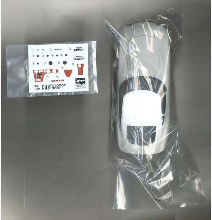 Hasegawa Toyota 2000GT Wire Wheel 1/24 plastikinis modelis