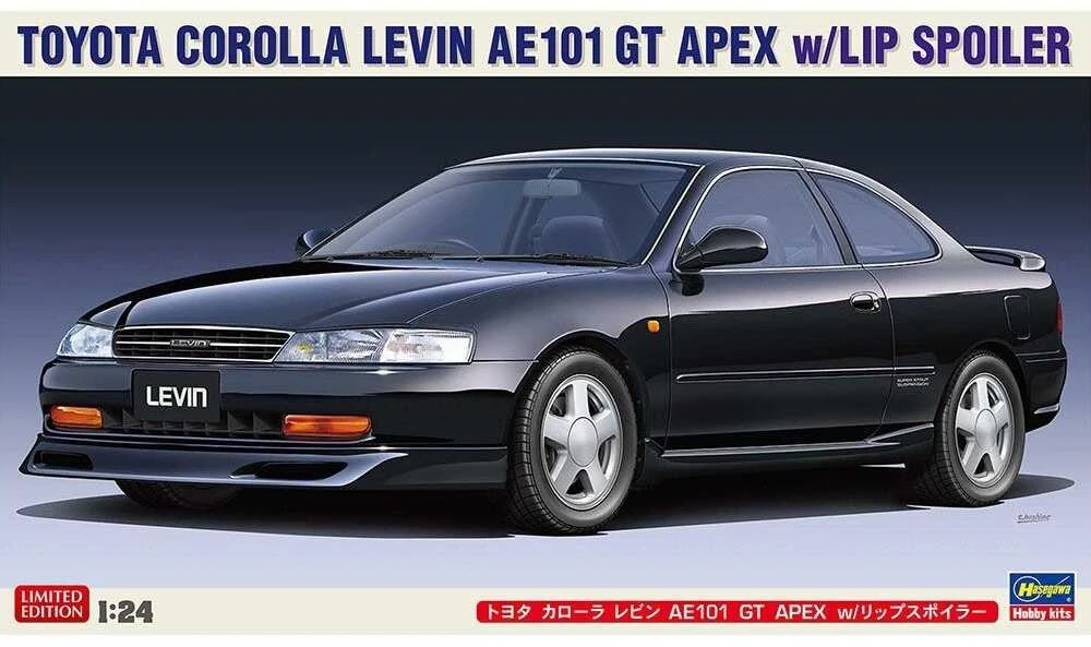 Hasegawa Toyota Corolla Levin AE101 GT Apex 1/24 modelis