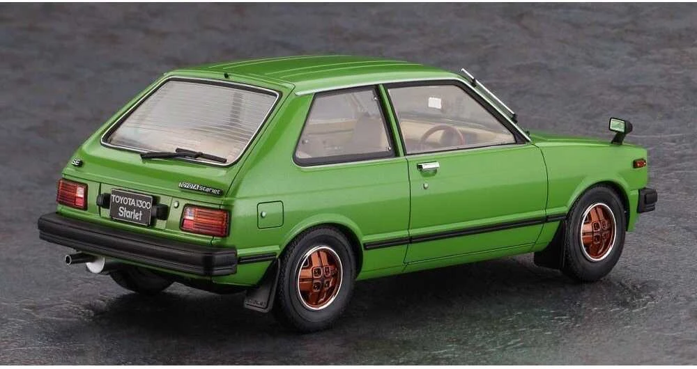 Hasegawa Toyota Starlet KP61 SE 1980 1/24 plastikinis modelis