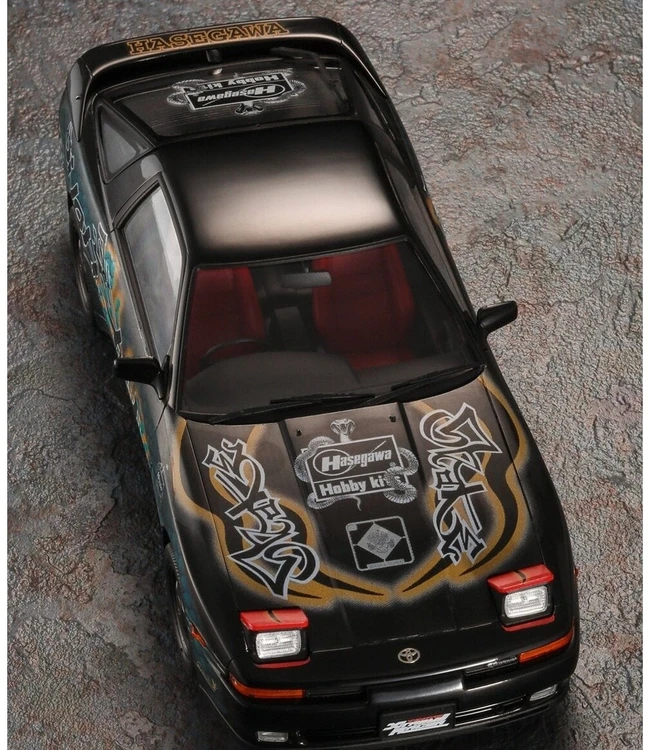 Hasegawa Toyota Supra A70 Twin Turbo R „Snake Holic“ 1/24 surenkamas modelis