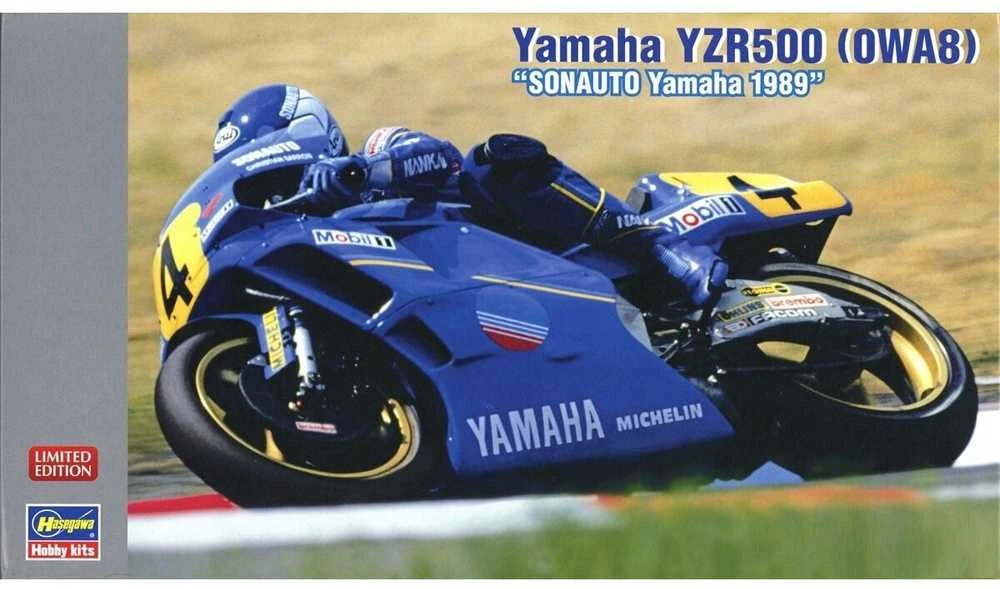 Hasegawa Yamaha YZR500 (0WA8) Sonauto 1989 1/12 – plastikinis rinkinys