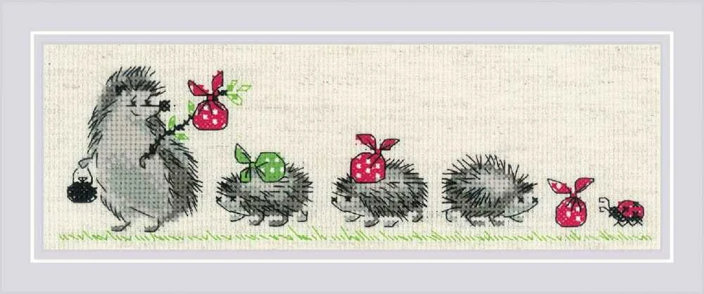Hedgehogs siuvinėjimo rinkinys iš RIOLIS Nr.: 1711