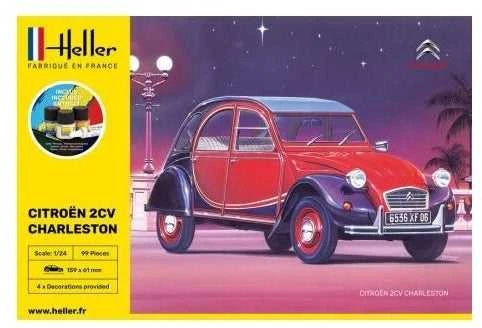 Heller Citroën 2CV Charleston 1/24 plastikinis dovanų rinkinys