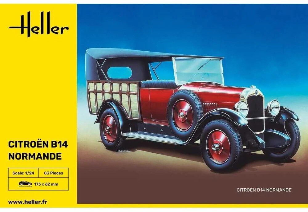 Heller Citroën B14 Normande 1:24 plastikinis surenkamas modelis 80729