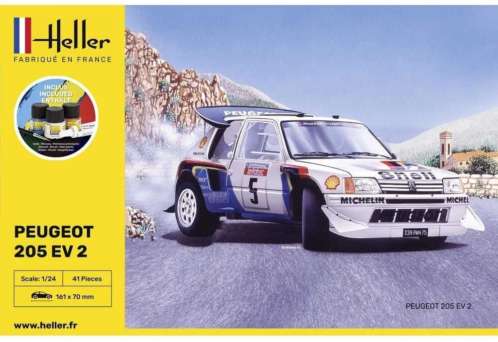 Heller Citroen Trefle plastikinis modelis 1/24 dovanų rinkinys
