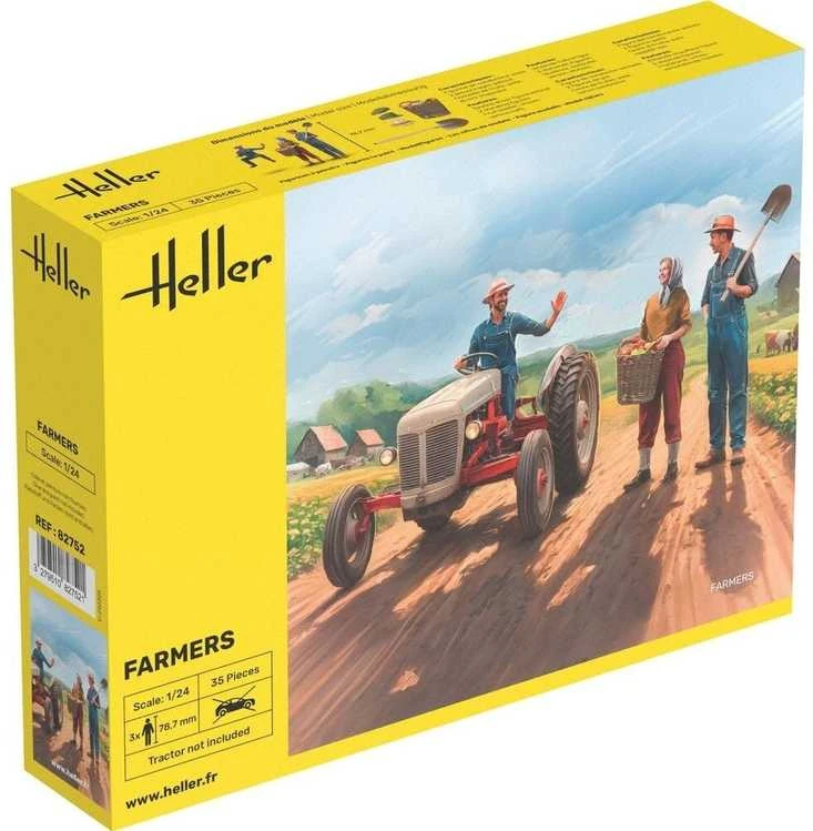 Heller Farmers 1/24 plastikinis surinkimo rinkinys (Prancūzija)