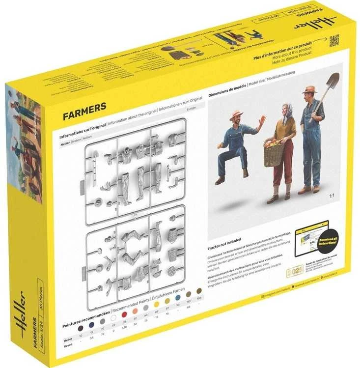 Heller Farmers 1/24 plastikinis surinkimo rinkinys (Prancūzija)