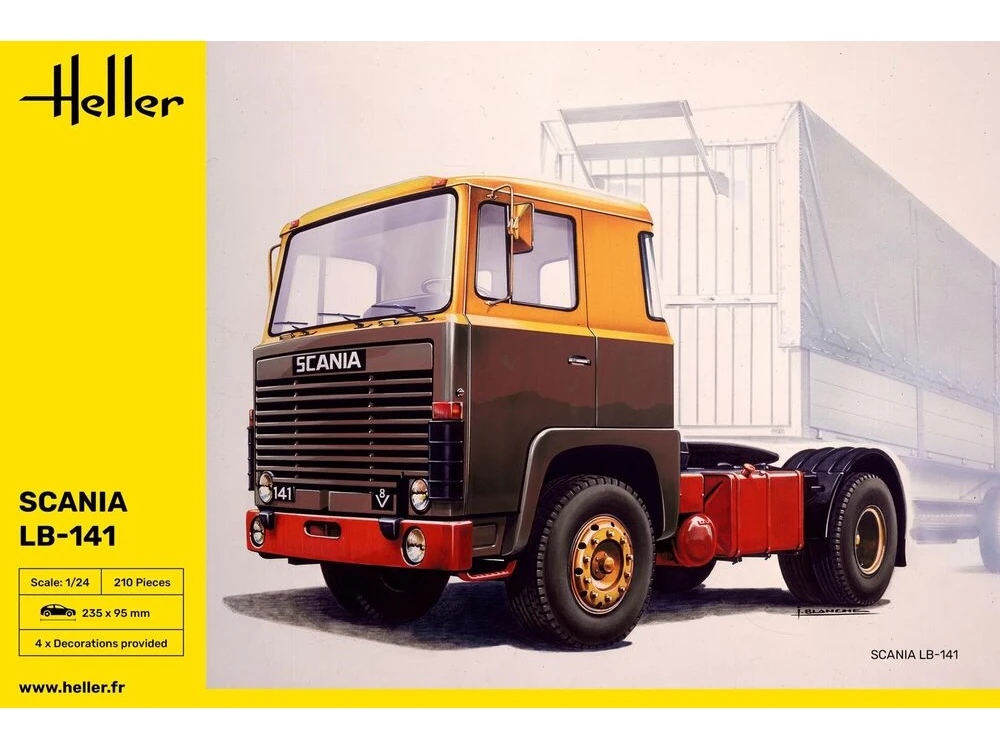 Heller Scania LB-141 1/24 plastikinis surenkamas modelis (80773)