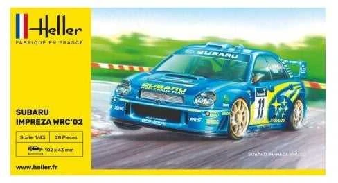 Heller Subaru Impreza WRC 2002 1:43 plastikinis dovanų rinkinys