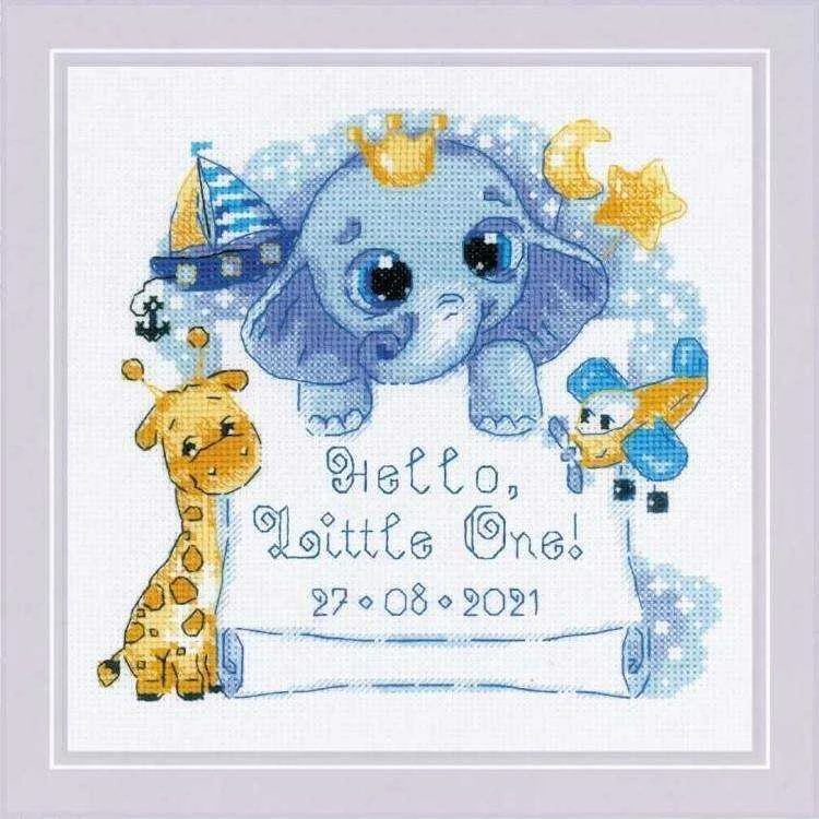 Hello, Little One! (for a boy) siuvinėjimo rinkinys iš RIOLIS Nr.: 1935