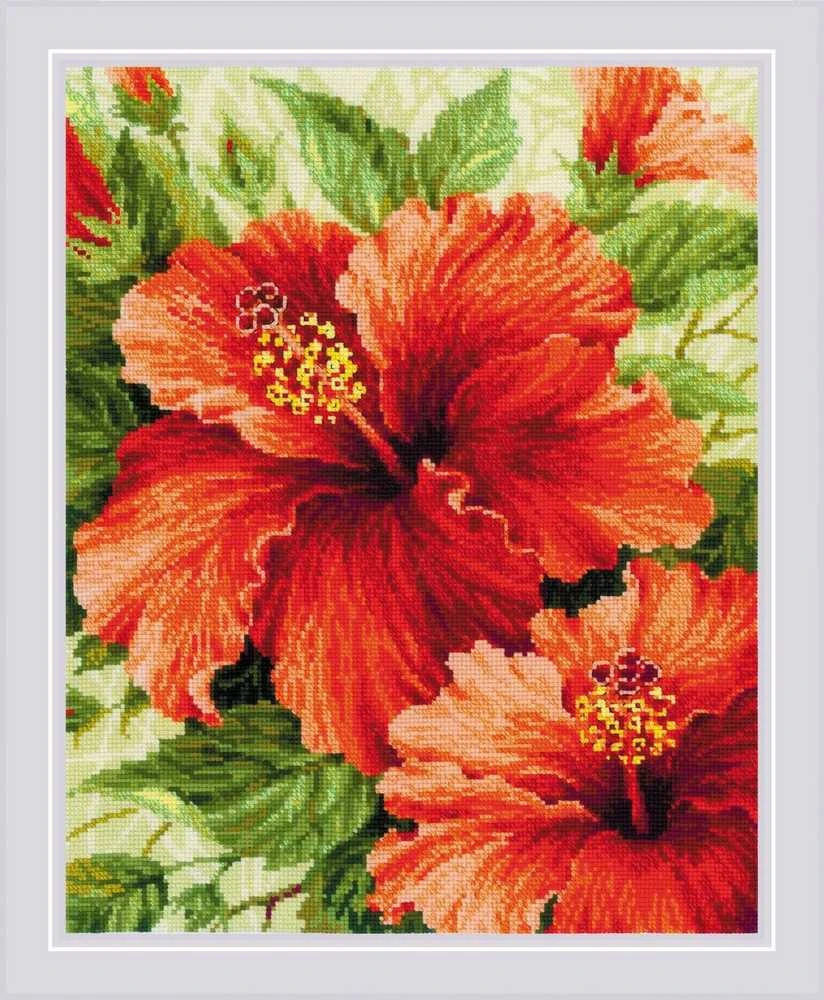 Hibiscus siuvinėjimo rinkinys iš RIOLIS Nr.: 1967