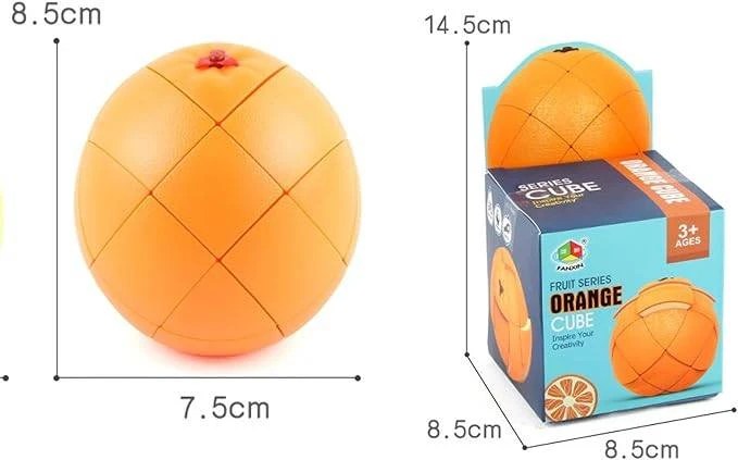 Dėlionė Hobilt 3D IQ galvosūkis „Magiškas apelsinas“ 3x3 – iššūkis protui