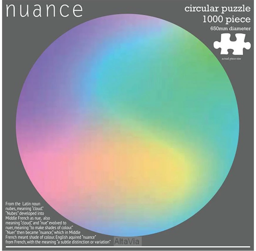 Hobilt Apvali dėlionė „Nuance: magnetinis laukas“, 1000 detalių, 65 cm