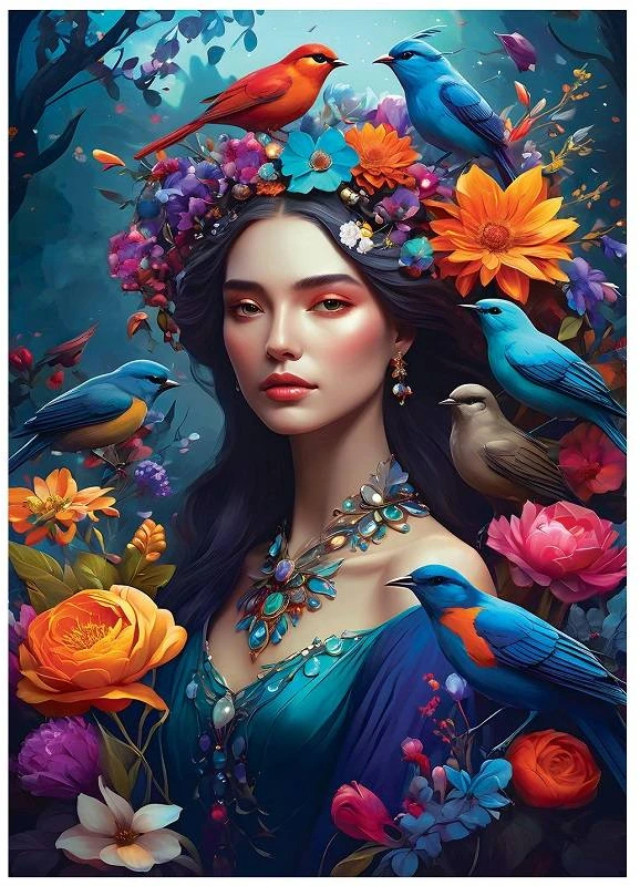 Hobilt Dėlionė Diana – gamtos dvasia, 1000 detalių, 69 x 48 cm