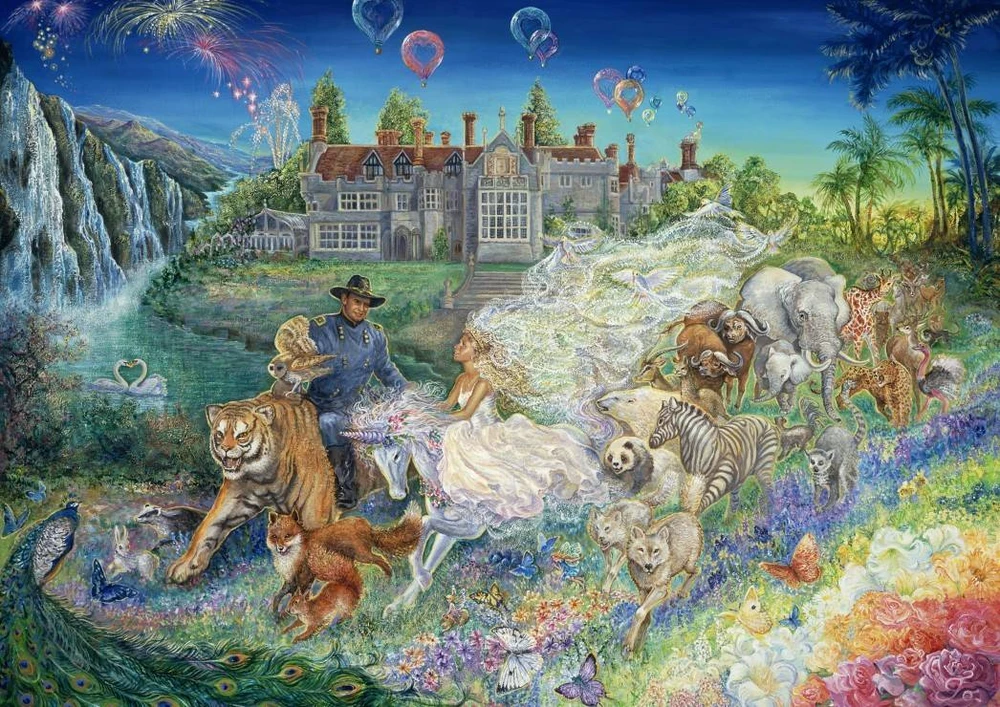 Hobilt Dėlionė Fantazijos vestuvės, Josephine Wall, 2000 detalių