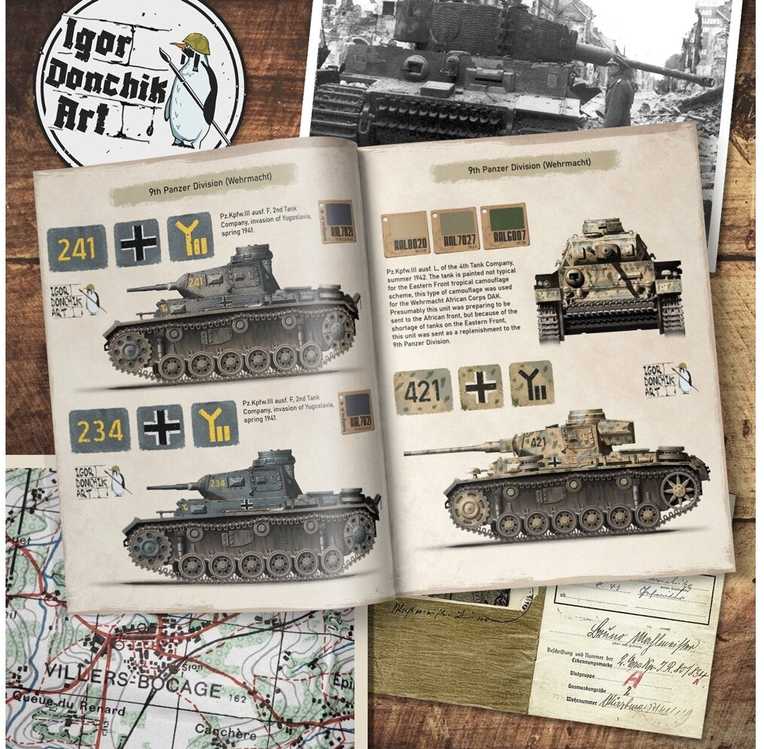 Hobilt Igor Donchik: Panzer kamufliažas Vol. 2 – Vermachto raštai WW2 (EN knyga)