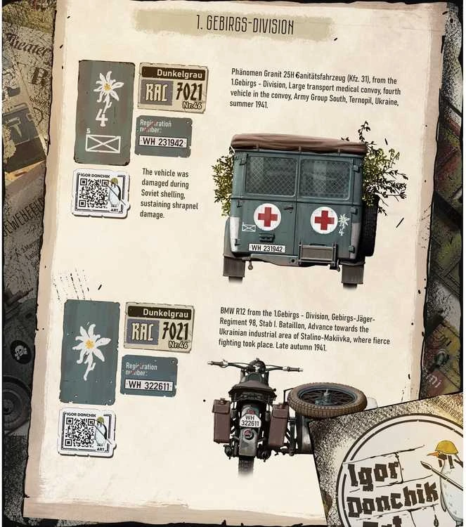 Hobilt Igor Donchik: Wehrmacht padalinių emblemos, I tomas (anglų k.)