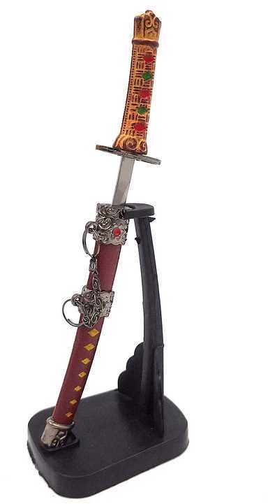 Hobilt Katana formos laiškų atplėšėjas su dekoratyvine makštimi – dovana biurui