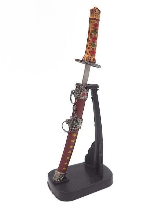 Hobilt Katana formos laiškų atplėšėjas su dekoratyvine makštimi – dovana biurui